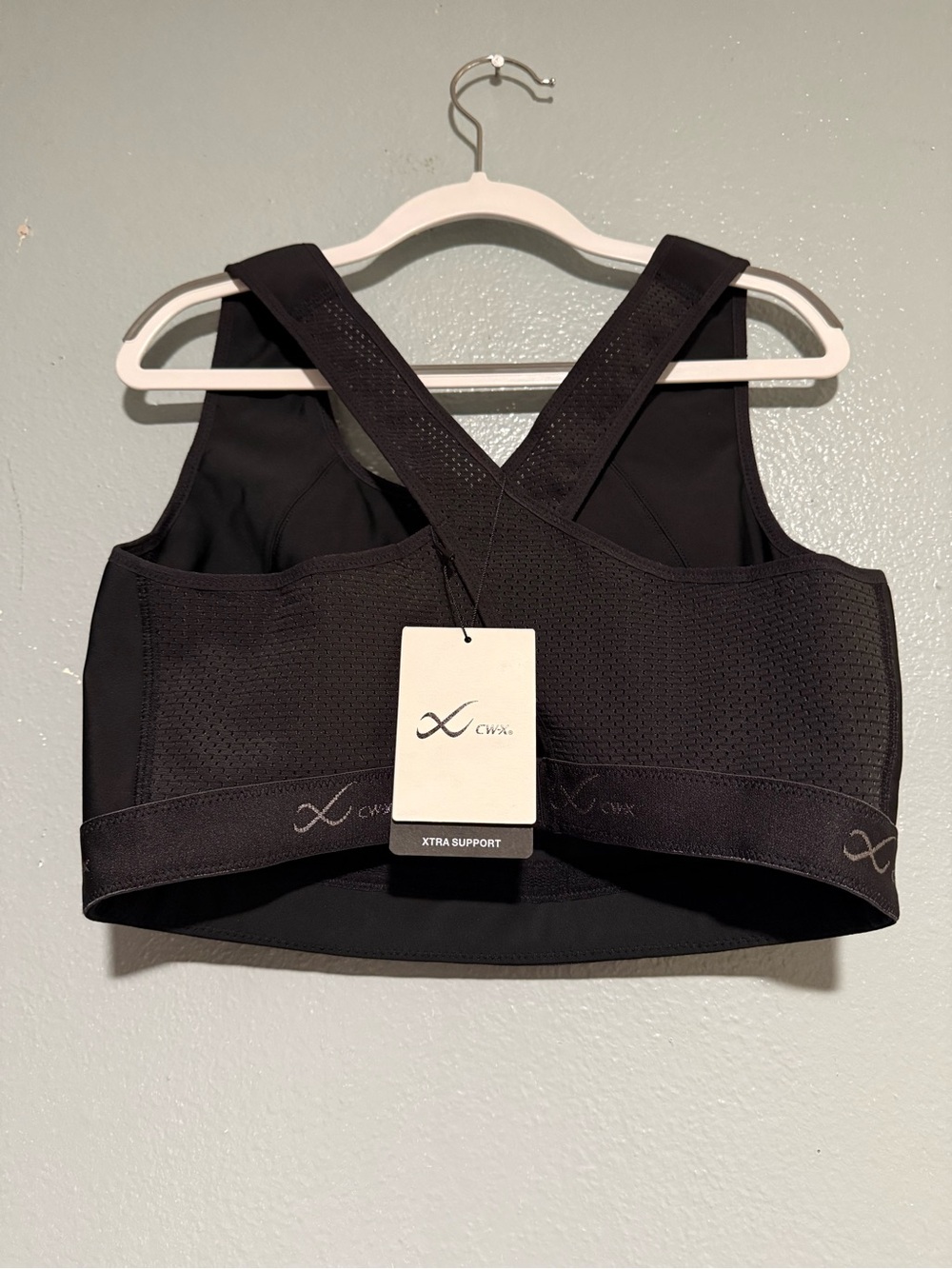 NWT CW-X Black High-Support Sports Bra for Women size 36DD - Picture 5 of 6